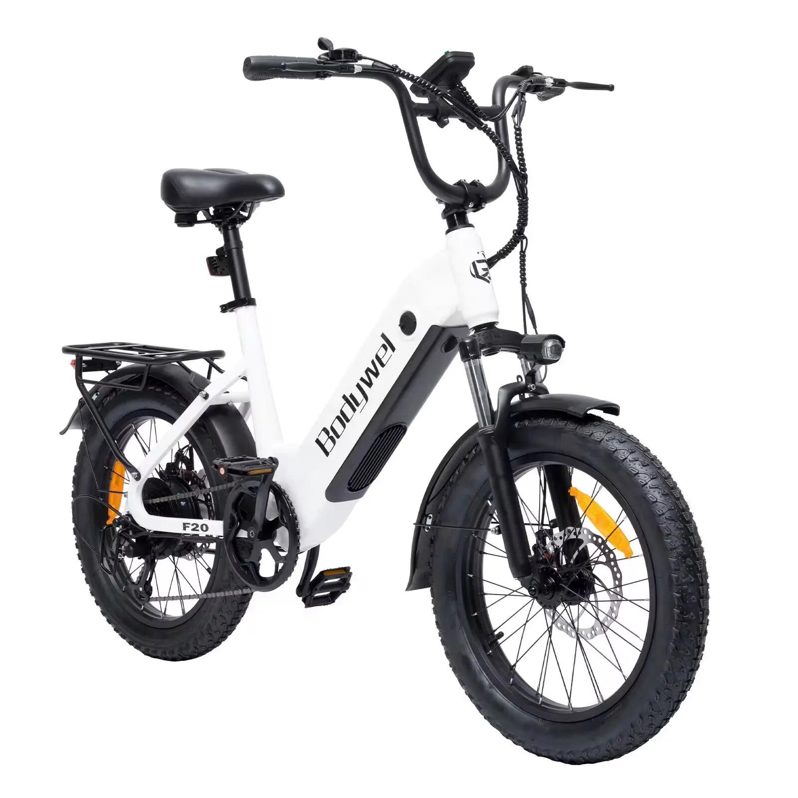 Bicicleta Eléctrica F20 48V 15Ah 90km Fat 20x3 Shimano 7 Cuadro Abierto 2/6