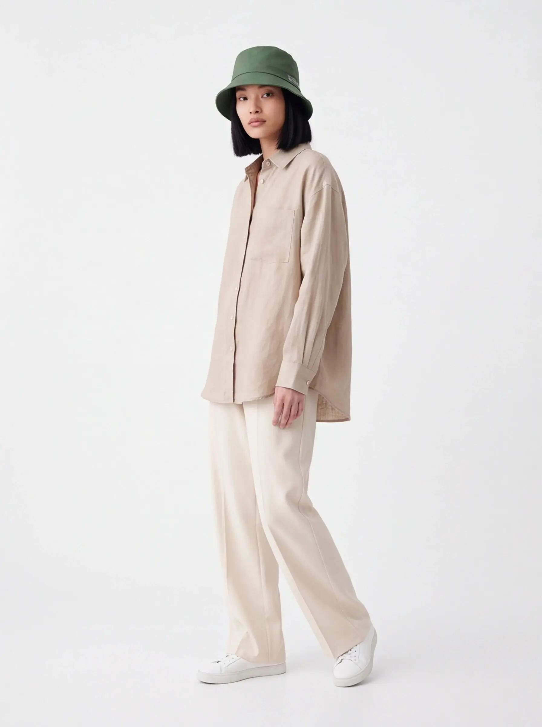 Bucket Hat WINGS UNLEASH katoenen hoed ARMY GREEN 2/5