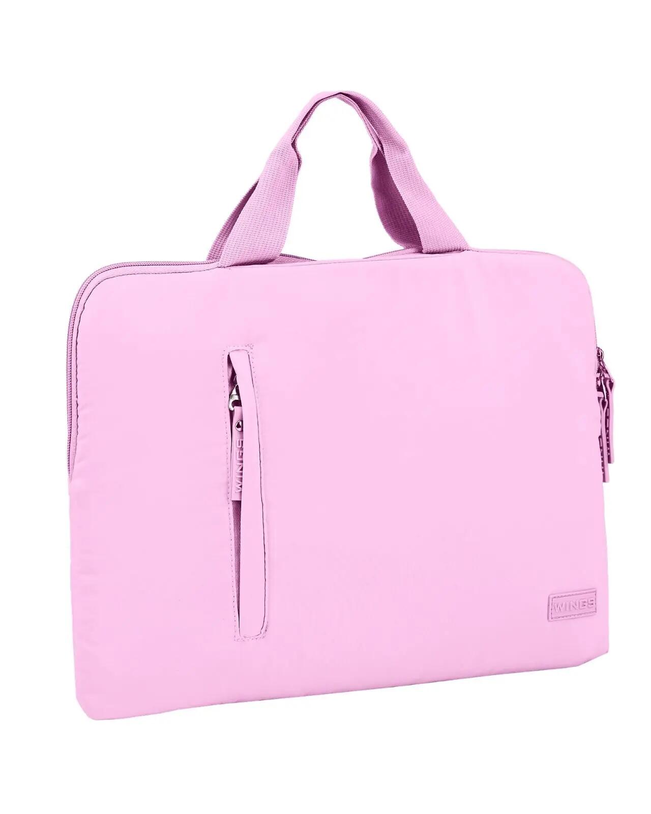 Laptoptas WINGS SOLENNE 15,6 inch ROZE 6/9