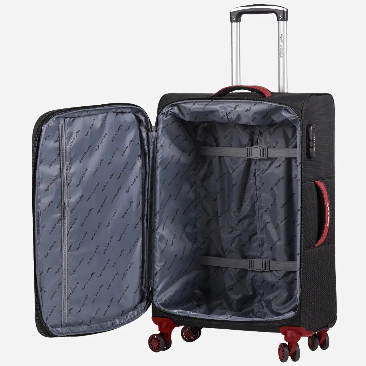 Valise cabine souple DIPPER Wings 20" GRIS 2/10