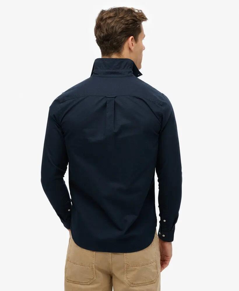 superdry Camisa Oxford de manga longa em algodão orgânico 4/7