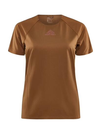 craft PRO Trail SS Tee W – Kurzärmeliges Trail-Shirt mit dehnbarem Mesh-Rücken