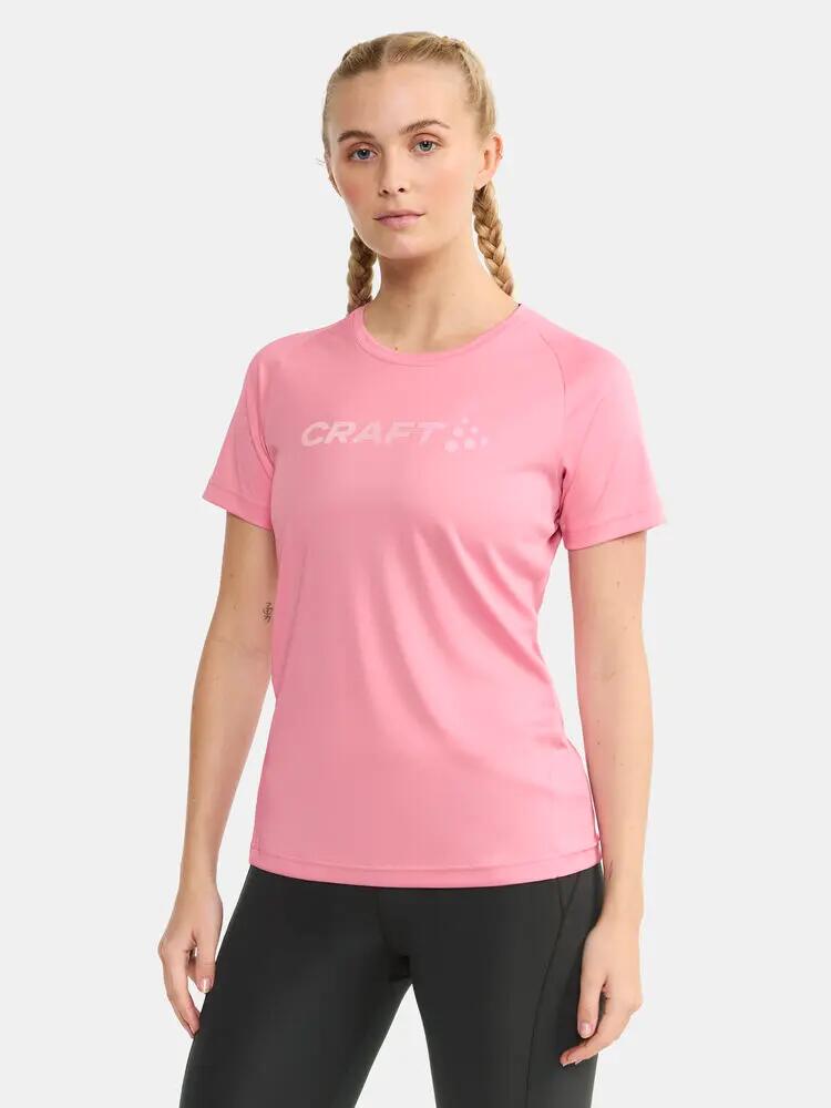 craft CORE Essence Logo Tee W – Poliéster reciclado, visual desportivo 6/7