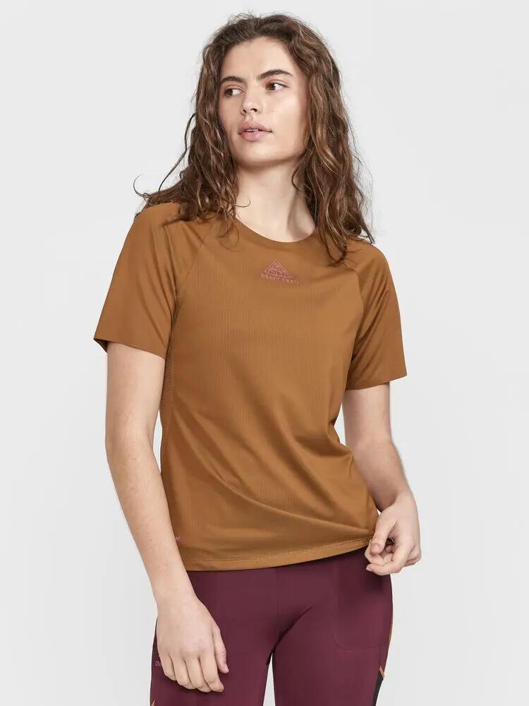 craft PRO Trail SS Tee W – Kurzärmeliges Trail-Shirt mit dehnbarem Mesh-Rücken 5/7
