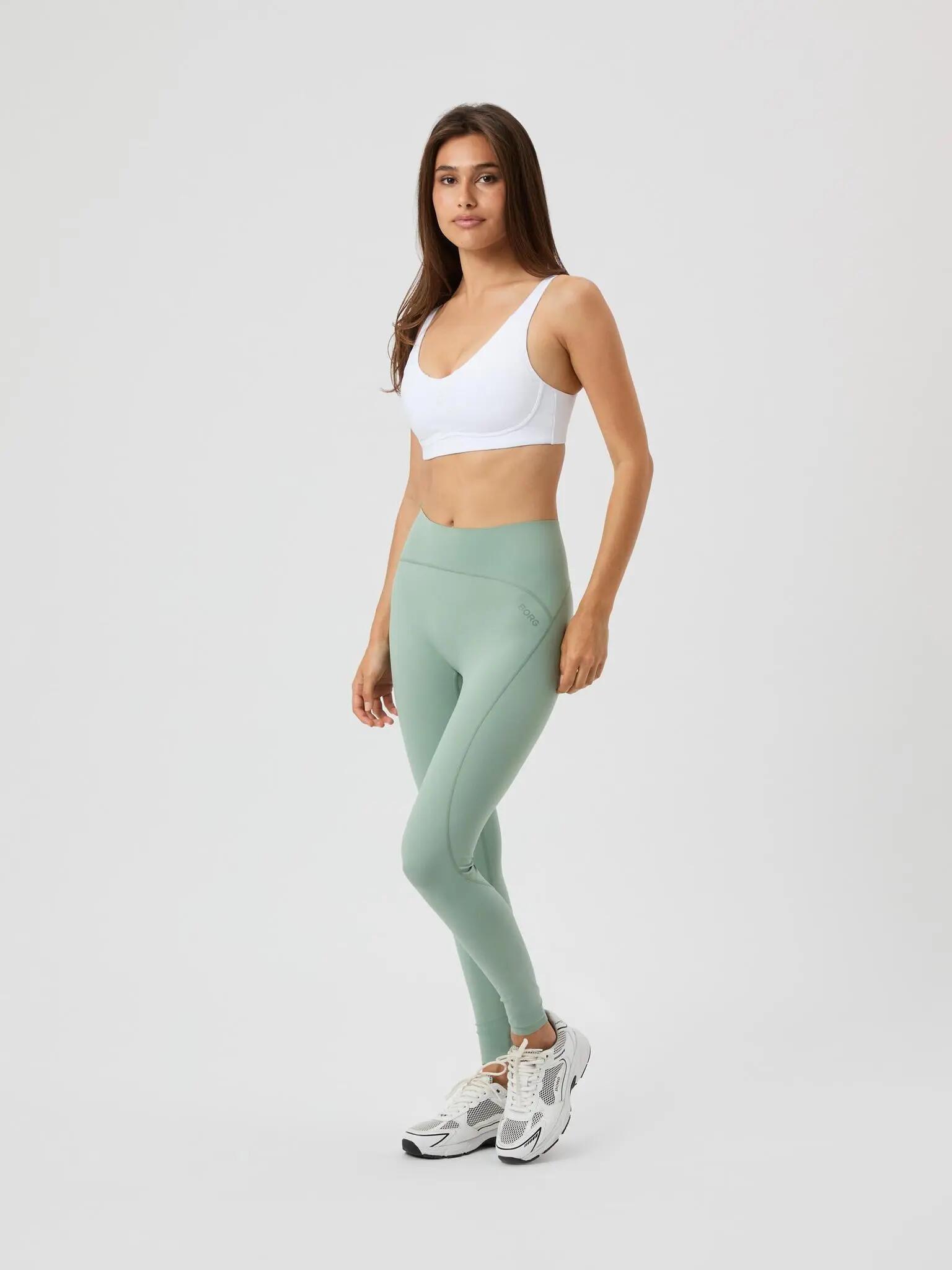 bjorn_borg BORG REFORM SPORTS BRA en polyester recyclé – BRILLIANT WHITE 3/4