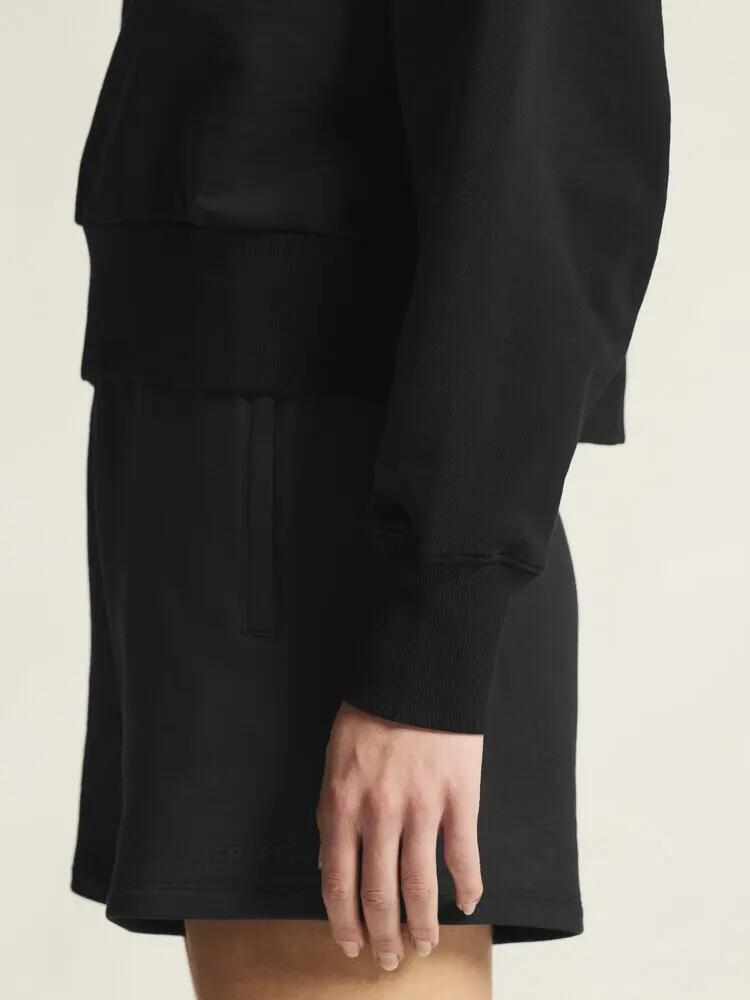 craft Sweat curta gola redonda Frequent cropped RN W em algodão orgânico, corte 6/7
