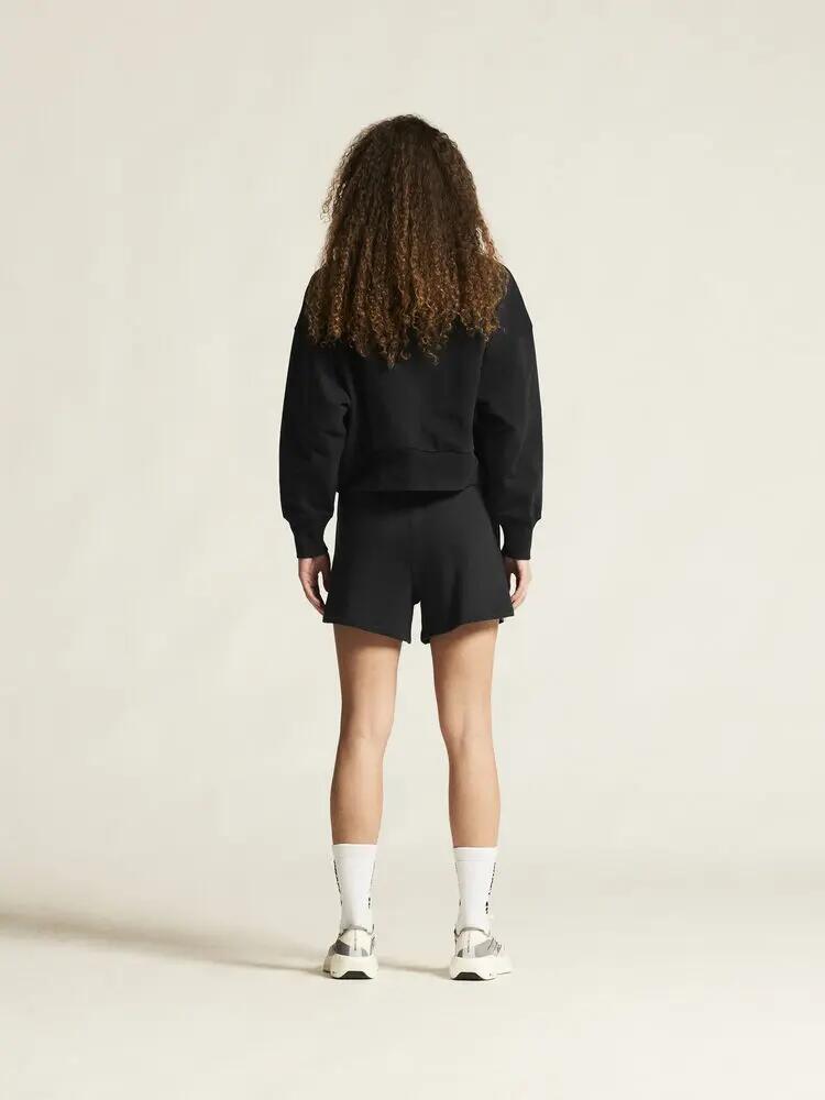 craft Sweat curta gola redonda Frequent cropped RN W em algodão orgânico, corte 4/7