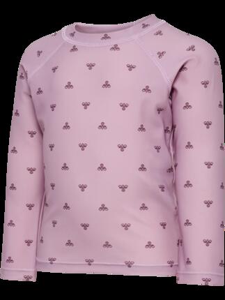 hummel hmlMINI BEE AOP SWIM T-SHIRT L/S – Maillot anti-UV avec imprimé abeilles