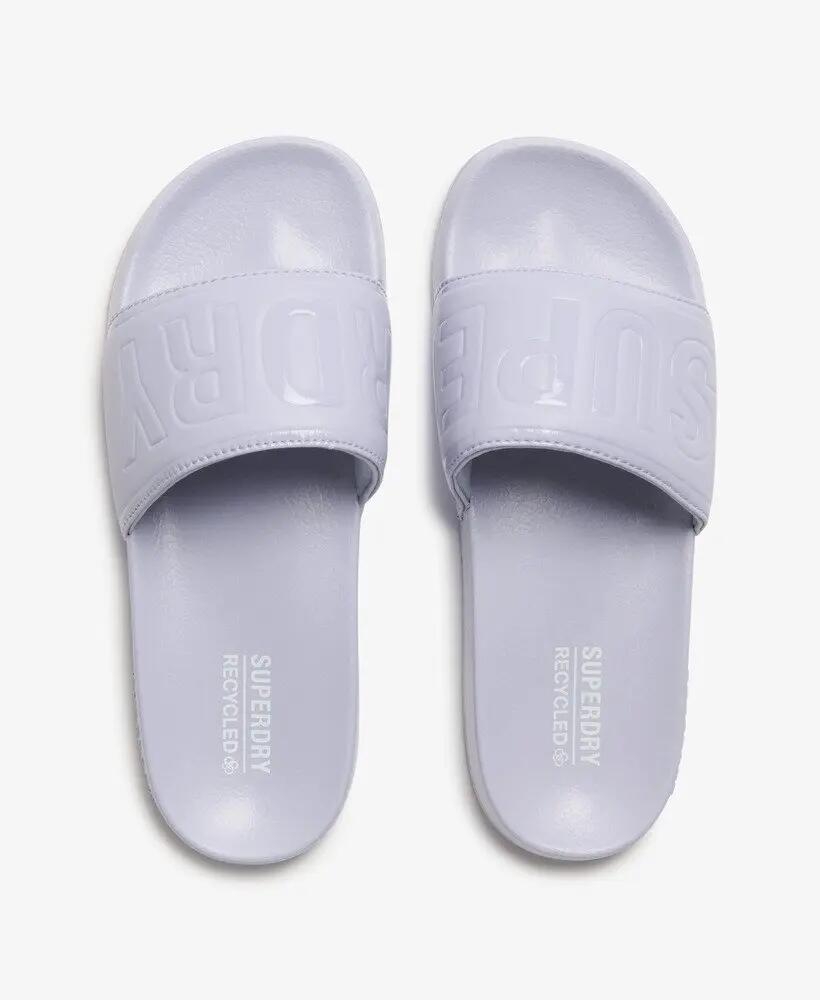 superdry Code Core Pool Sliders — chinelos de piscina leves e acolchoados 5/7