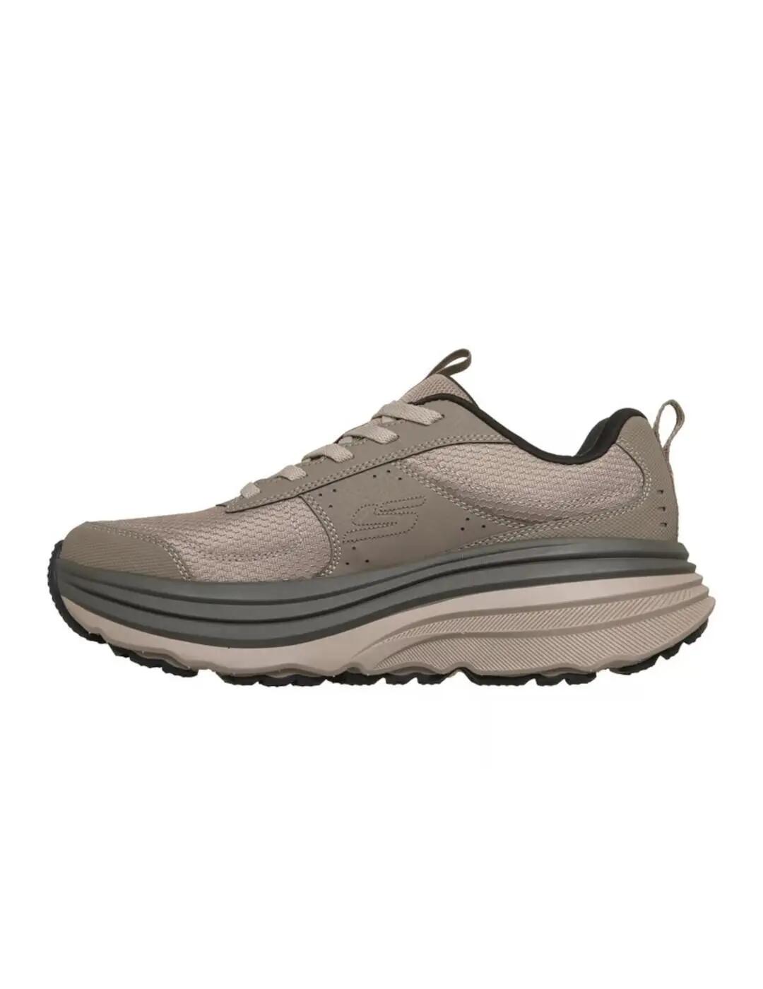 Tênis masculinos Skechers marrom. 3/5