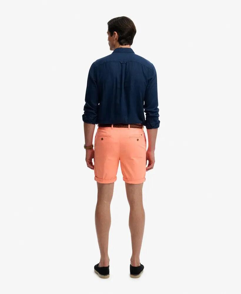 superdry Pantalón corto chino Premium Regular slim en algodón elástico 6/6