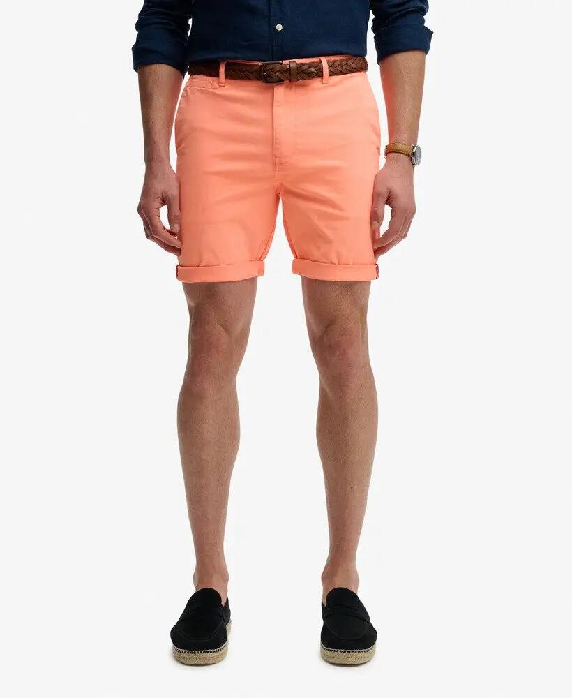 superdry Pantalón corto chino Premium Regular slim en algodón elástico 3/6