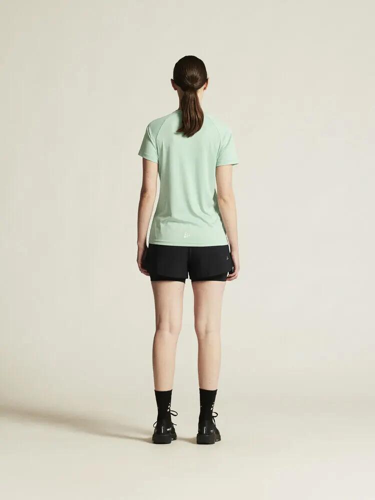 craft CORE Essence Logo Tee W – trainingsshirt van gerecycled polyester 5/7