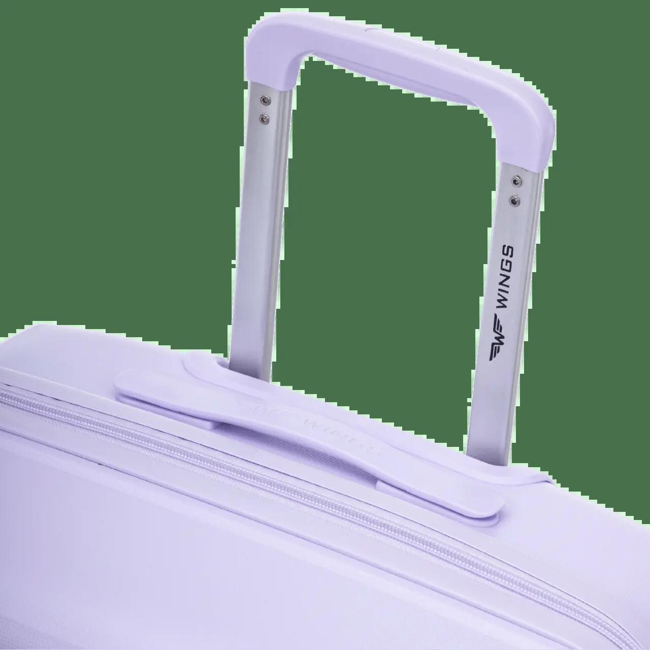 Valise moyenne Wings COCKATIEL polypropylène 24" BLANC VIOLET 9/10