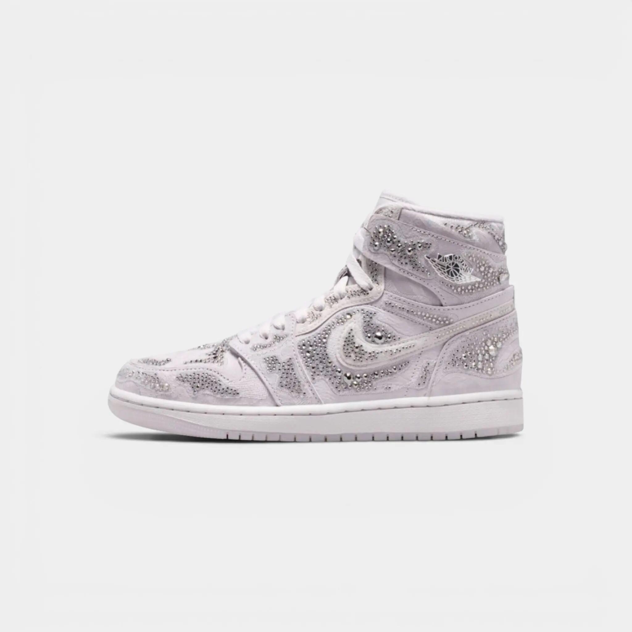 Jordan 1 Retro High OG Swarovski Vast Grey (Women's) 2/4