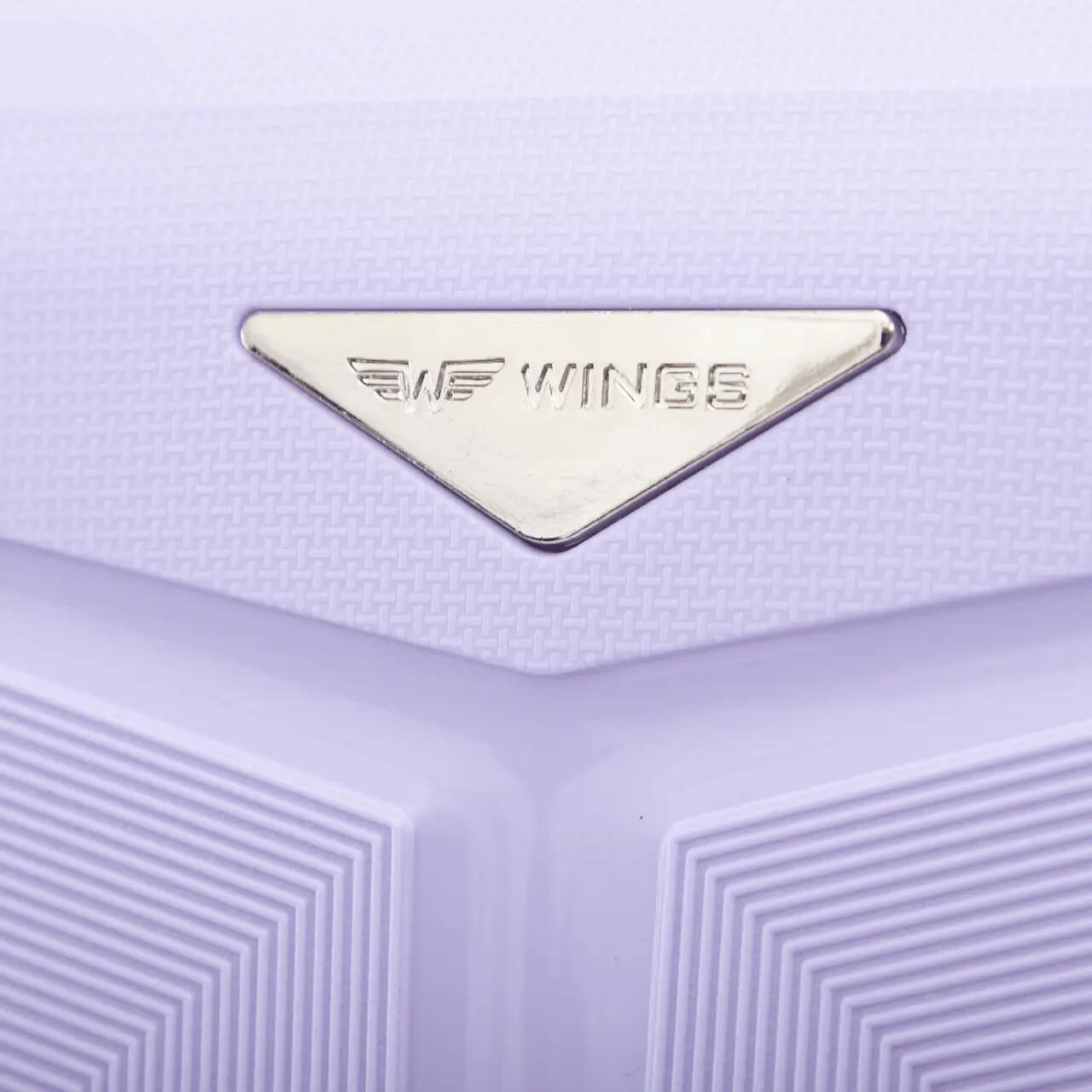 Valise moyenne Wings COCKATIEL polypropylène 24" BLANC VIOLET 8/10