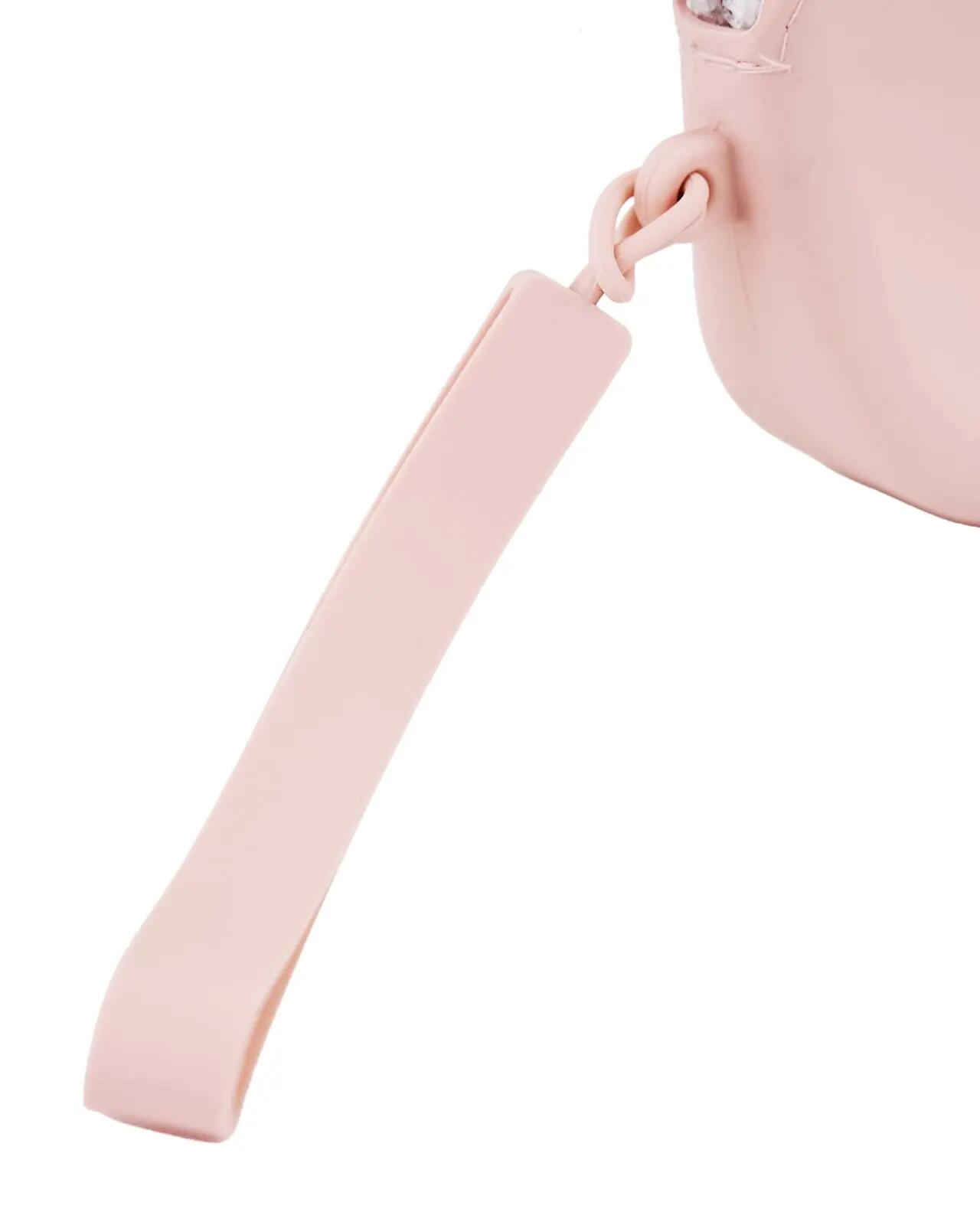 Étui à lunettes en silicone avec lanière WINGS - ROSE 4/5
