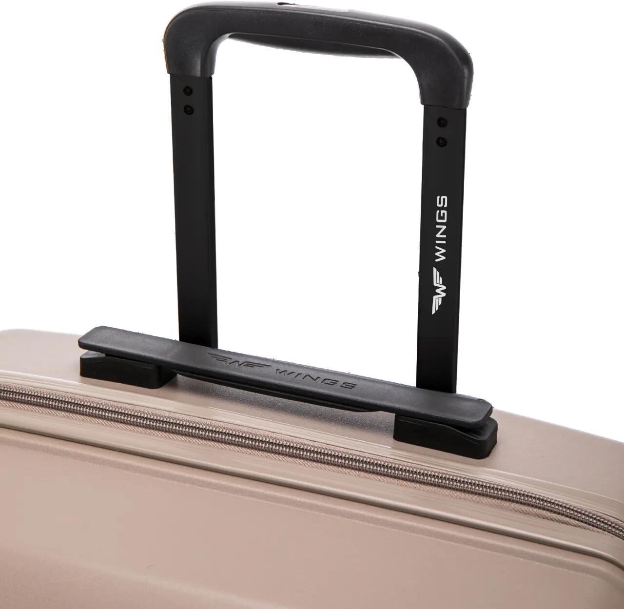 Valise cabine Wings PHOENIX en polypropylène 20" champagne 6/10