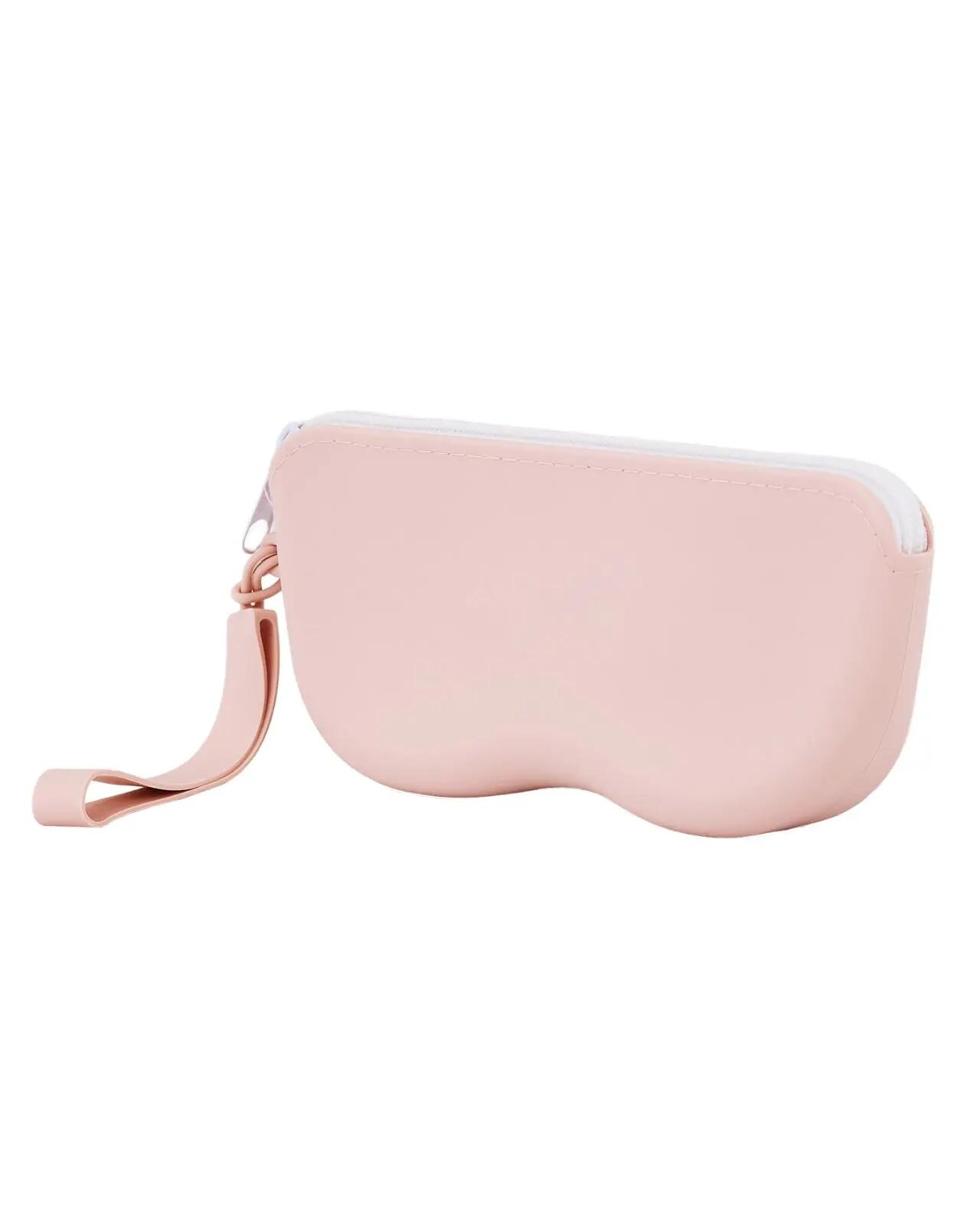 Étui à lunettes en silicone avec lanière WINGS - ROSE 2/5