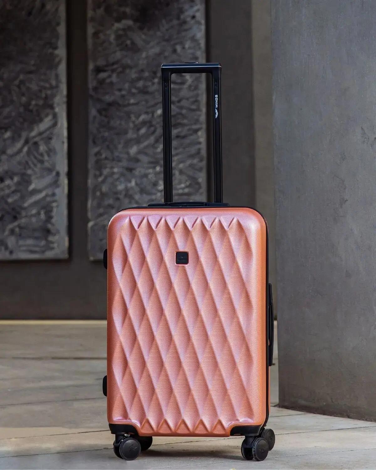 Valise cabine Wings PC Golden Eagle 20" ROSE 2/10