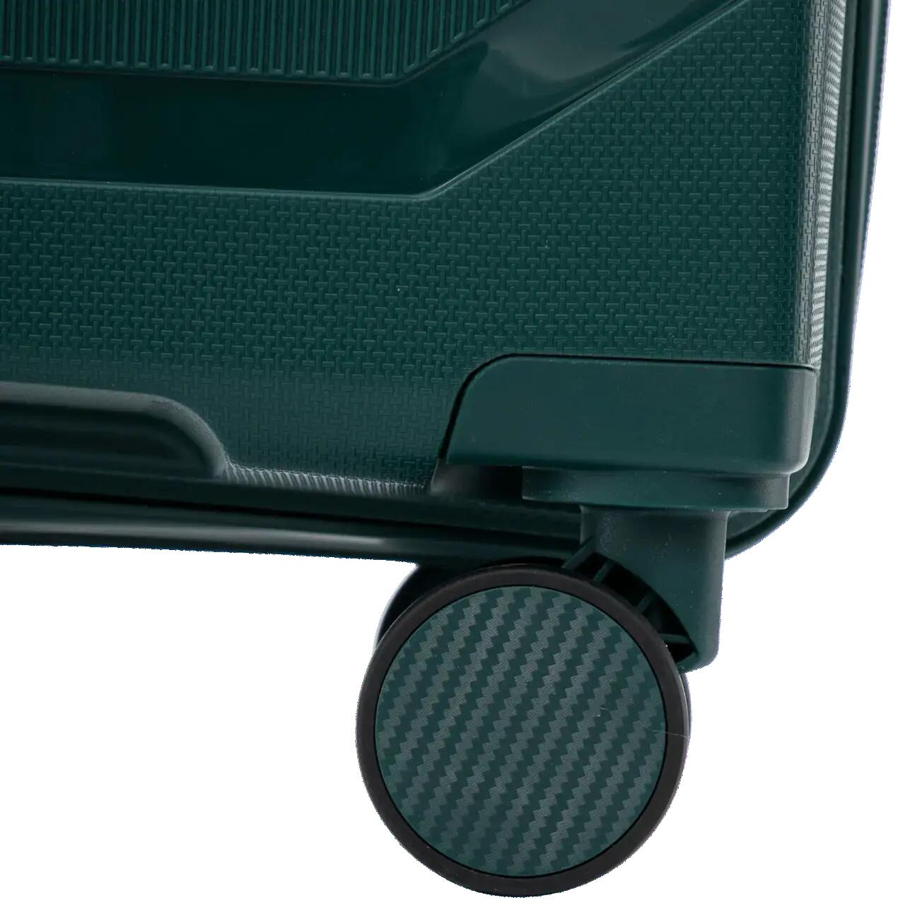 Valise cabine Wings COCKATIEL polypropylène 20" VERT FONCÉ 6/10
