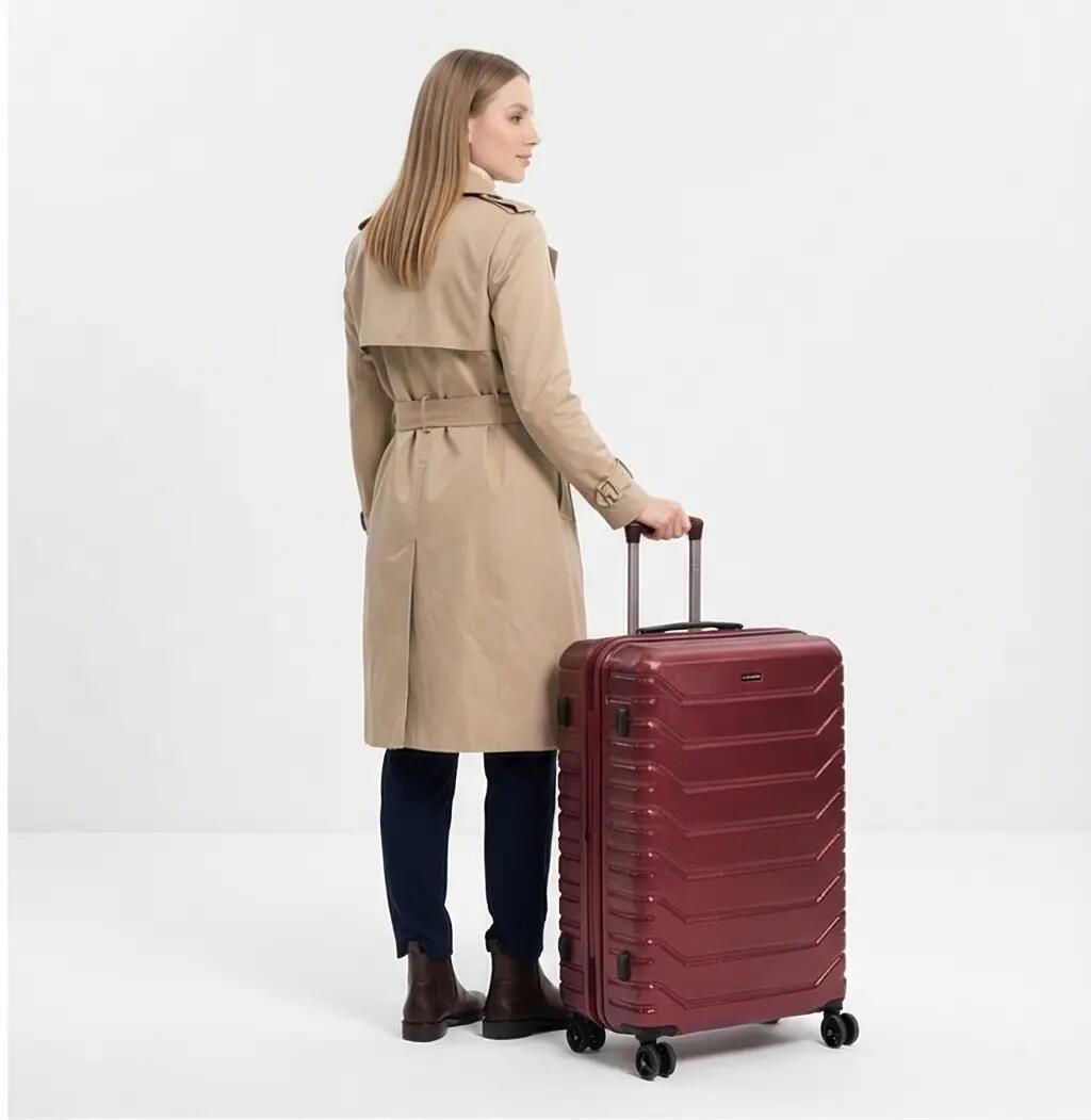 Grote Wings CRAKE 28" koffer WINE RED 4/10