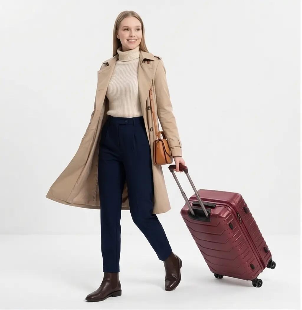 Grote Wings CRAKE 28" koffer WINE RED 3/10