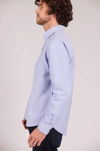sebago Oxford Button Down Shirt bleu 3/6