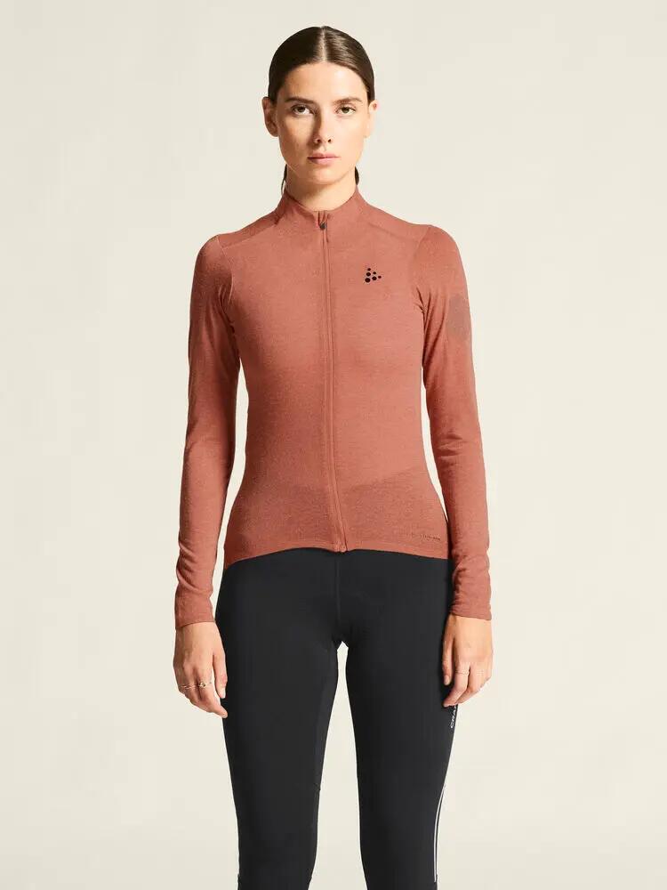 craft Maglia Ciclismo Manica Lunga Core Bike Essence Wool Donna — Merino & 7/7