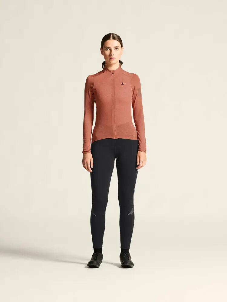 craft Maglia Ciclismo Manica Lunga Core Bike Essence Wool Donna — Merino & 4/7