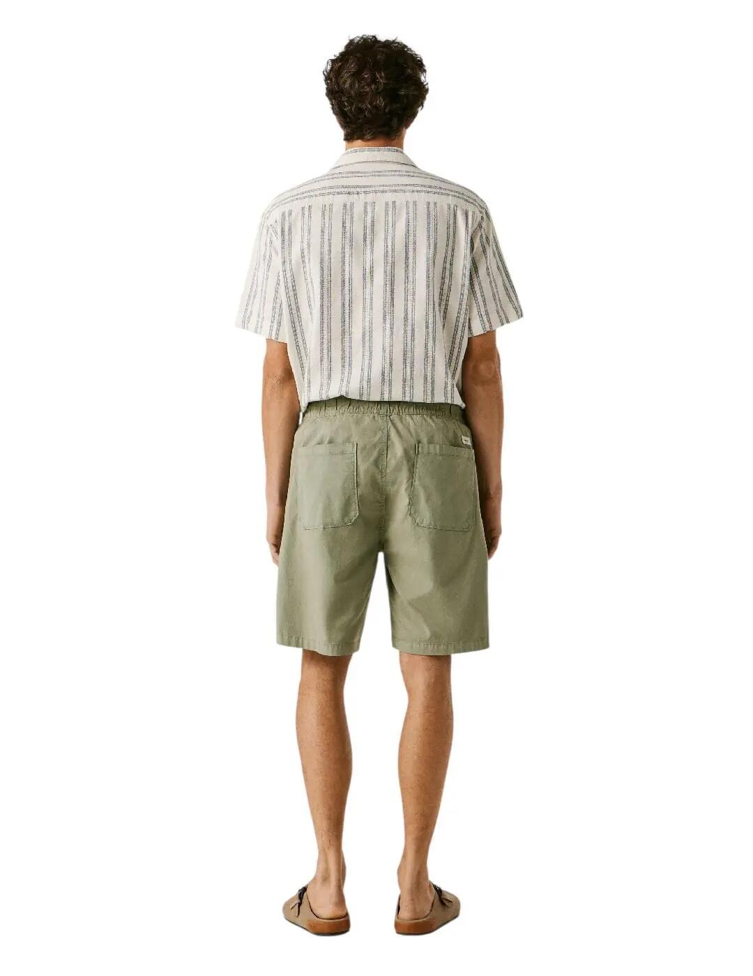 Shorts uomo Pepe jeans Relaxed pull on verde. 7/7