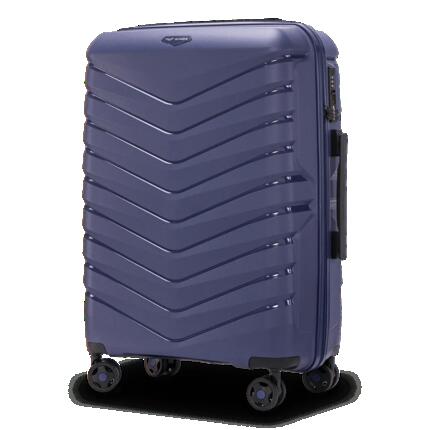 Ensemble de 3 valises Wings PHOENIX polypropylène NOIR