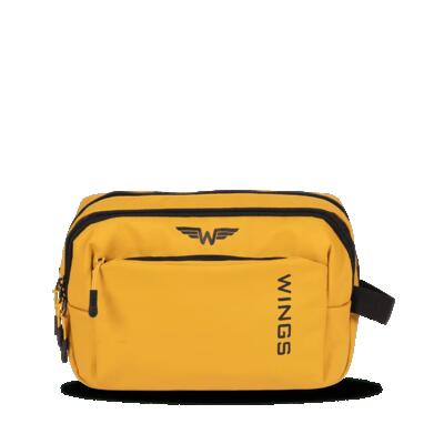 Wings middelgrote zachte koffer 24" rook geel