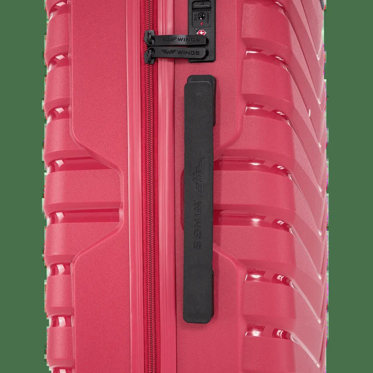 Valise moyenne Wings PHOENIX en polypropylène 24" GRIS FONCÉ 10/10