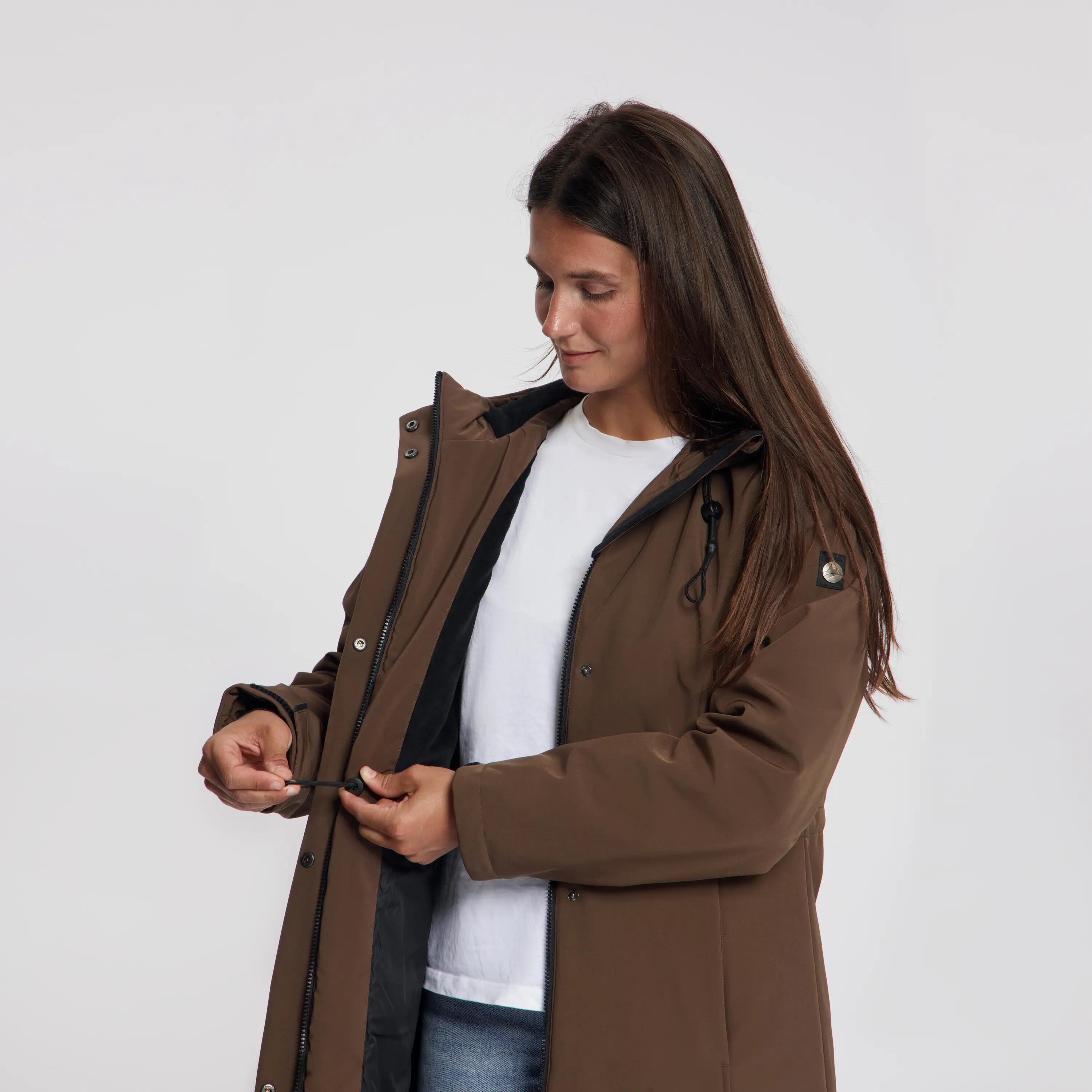 Elinor Femme - Veste Softshell - Imperméable - Marron foncé 2/6