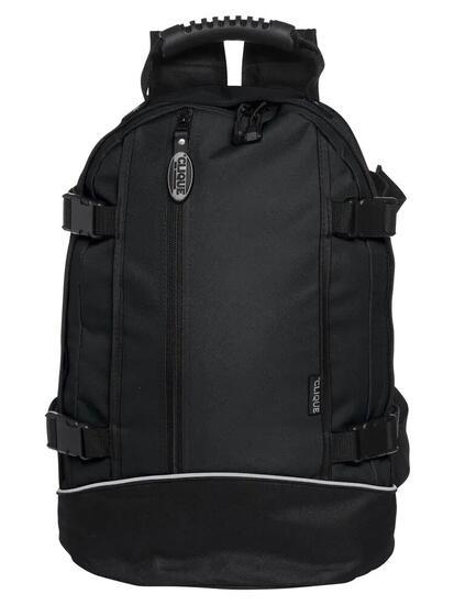 clique Backpack II sac à dos sport en polyester 600D imperméable noir