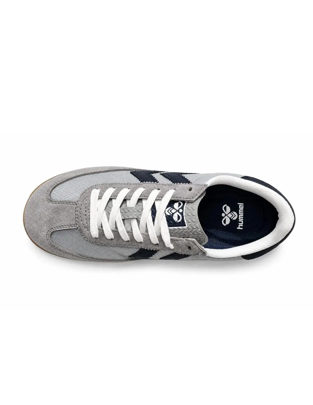 Chaussures pour homme Hummel City low ribstop Gris. 3/4