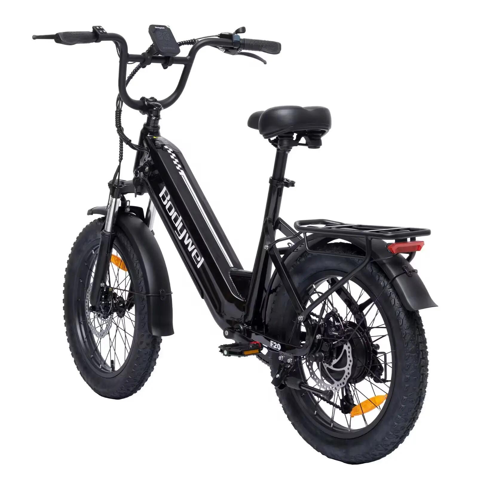 Bicicleta Eléctrica F20 48V 15Ah 90km Fat 20x3 Shimano 7 Cuadro Abierto 3/5