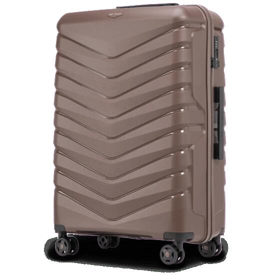 Grande valise Wings PHOENIX en polypropylène 28" MARRON
