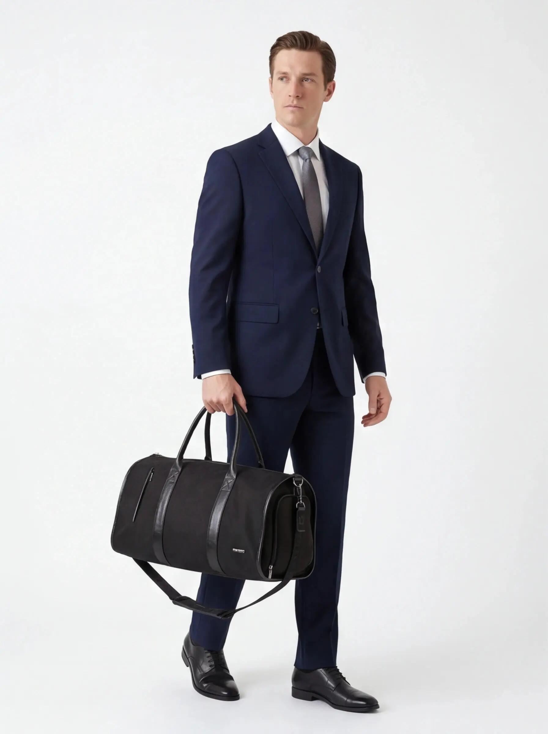 Elegante 2-in-1 kostuumtas WINGS BLACK 2/10