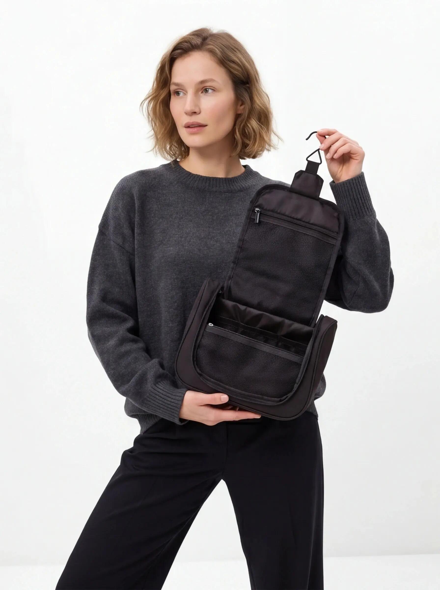 Trousse de toilette de voyage pliable BLACK 2/9