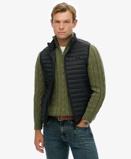 superdry Fuji Lite Padded Gilet – Doudoune sans manches slim