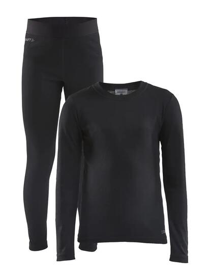 craft Thermal Baselayer Set J – Sous-vêtement thermique junior, 100% polyester