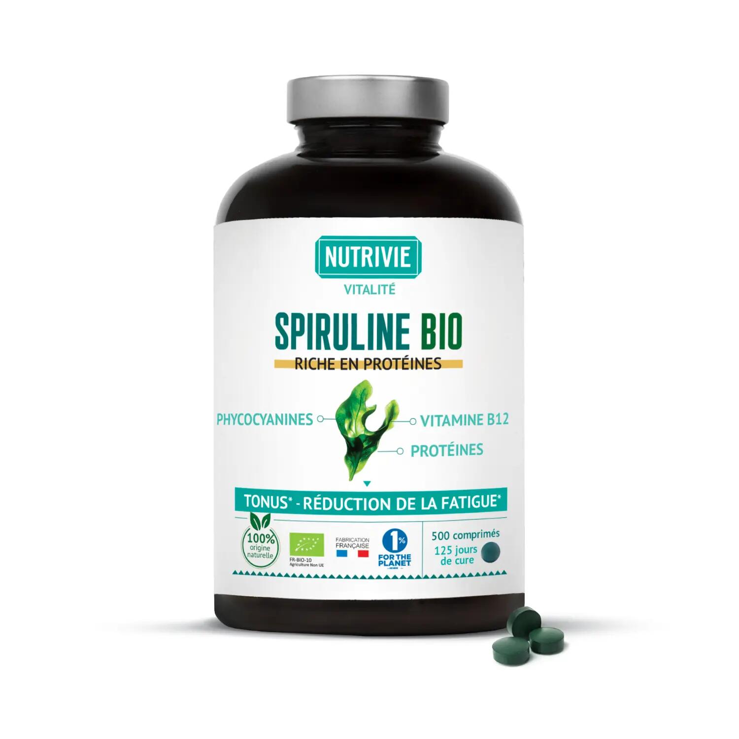 Spiruline Bio Sport – 500comprimés - 3mois - Énergie Endurance et Récupération 1/5
