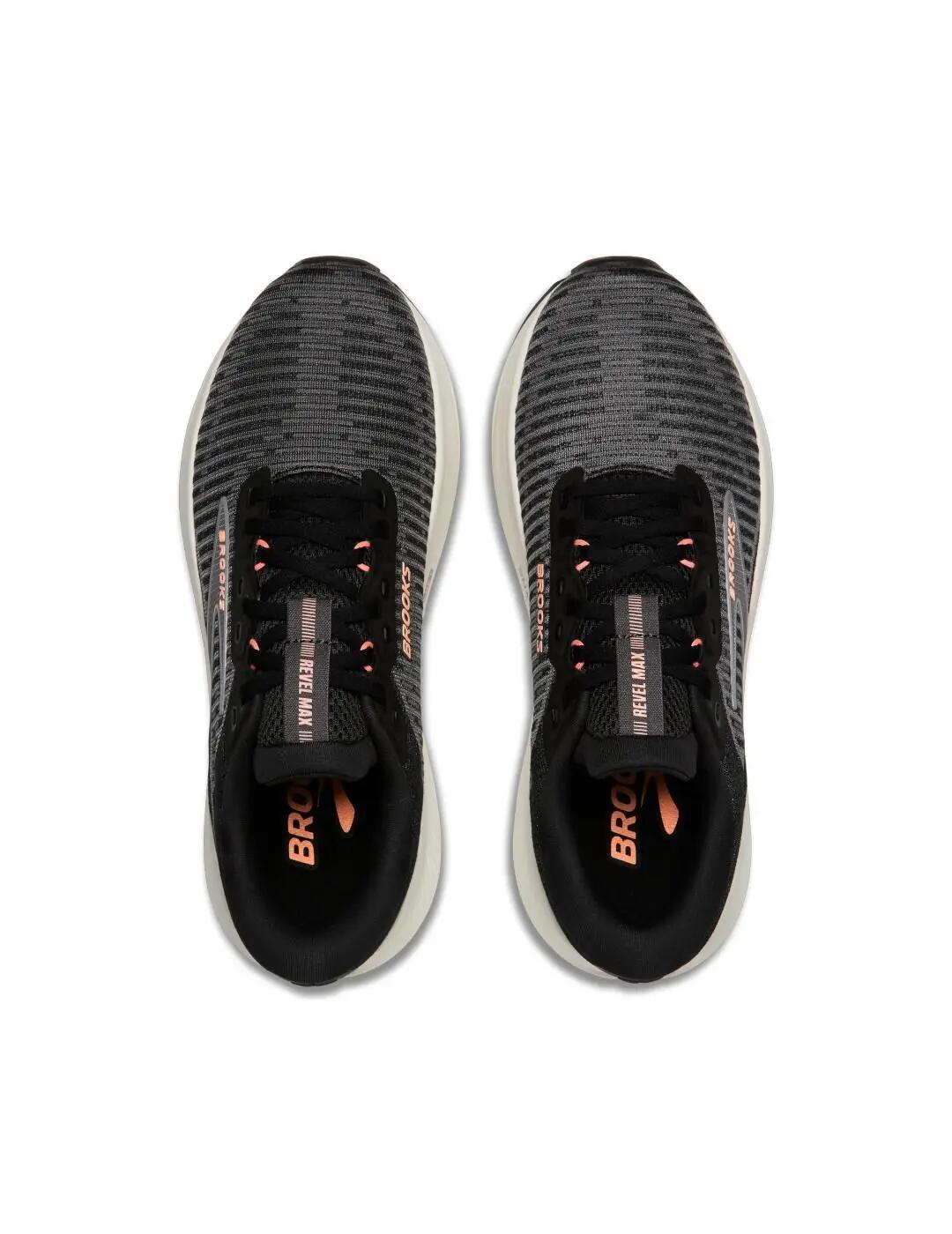 Courir et sentier pour Femme Brooks Revel max Noir. 4/5