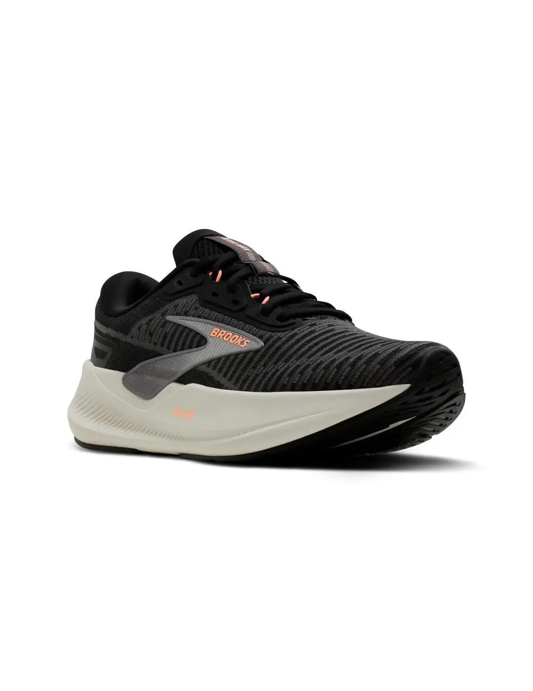 Courir et sentier pour Femme Brooks Revel max Noir. 3/5