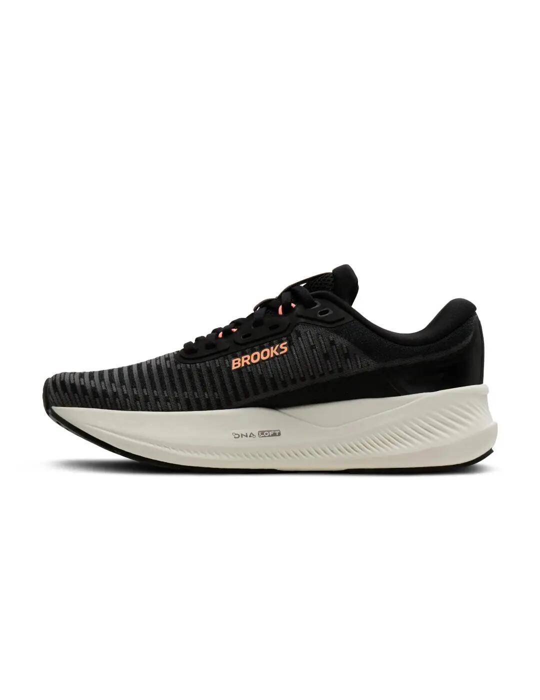 Courir et sentier pour Femme Brooks Revel max Noir. 2/5