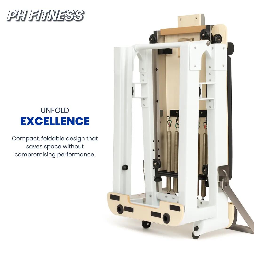 Reformer Pilates in alluminio pieghevole | PH Fitness 9/9