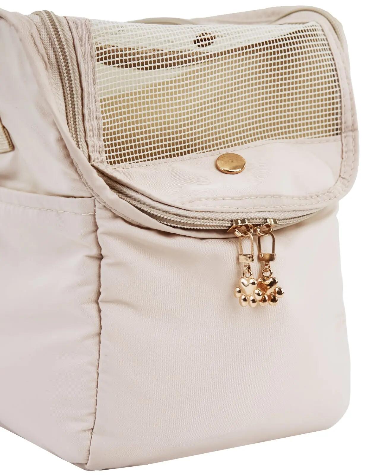 Transporteur pour animaux WINGS avec poignée pour valise BEIGE 9/9