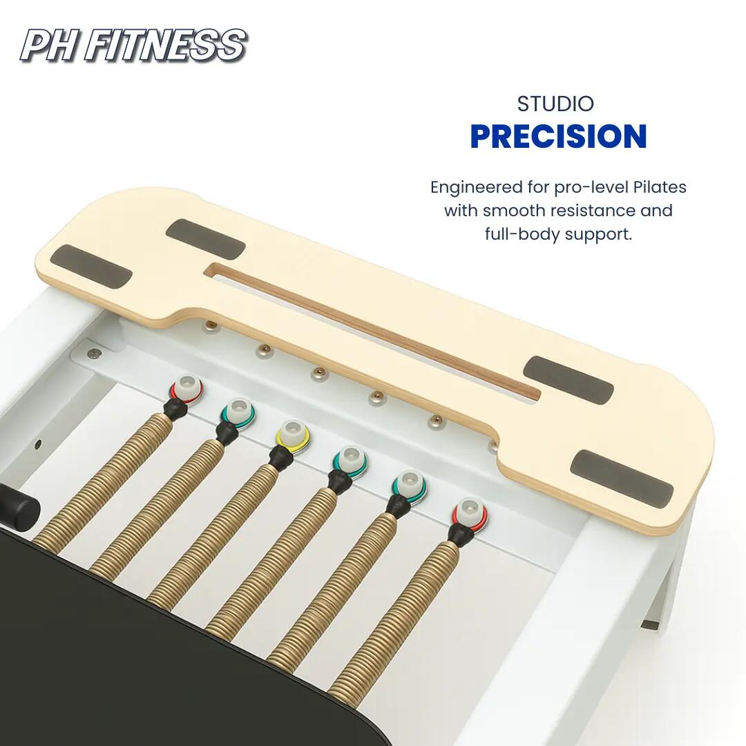 Reformer Pilates in alluminio pieghevole | PH Fitness 7/9
